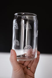 Etched Can Glass