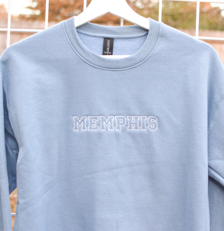 Memphis Embroidered Crewneck Sweatshirt